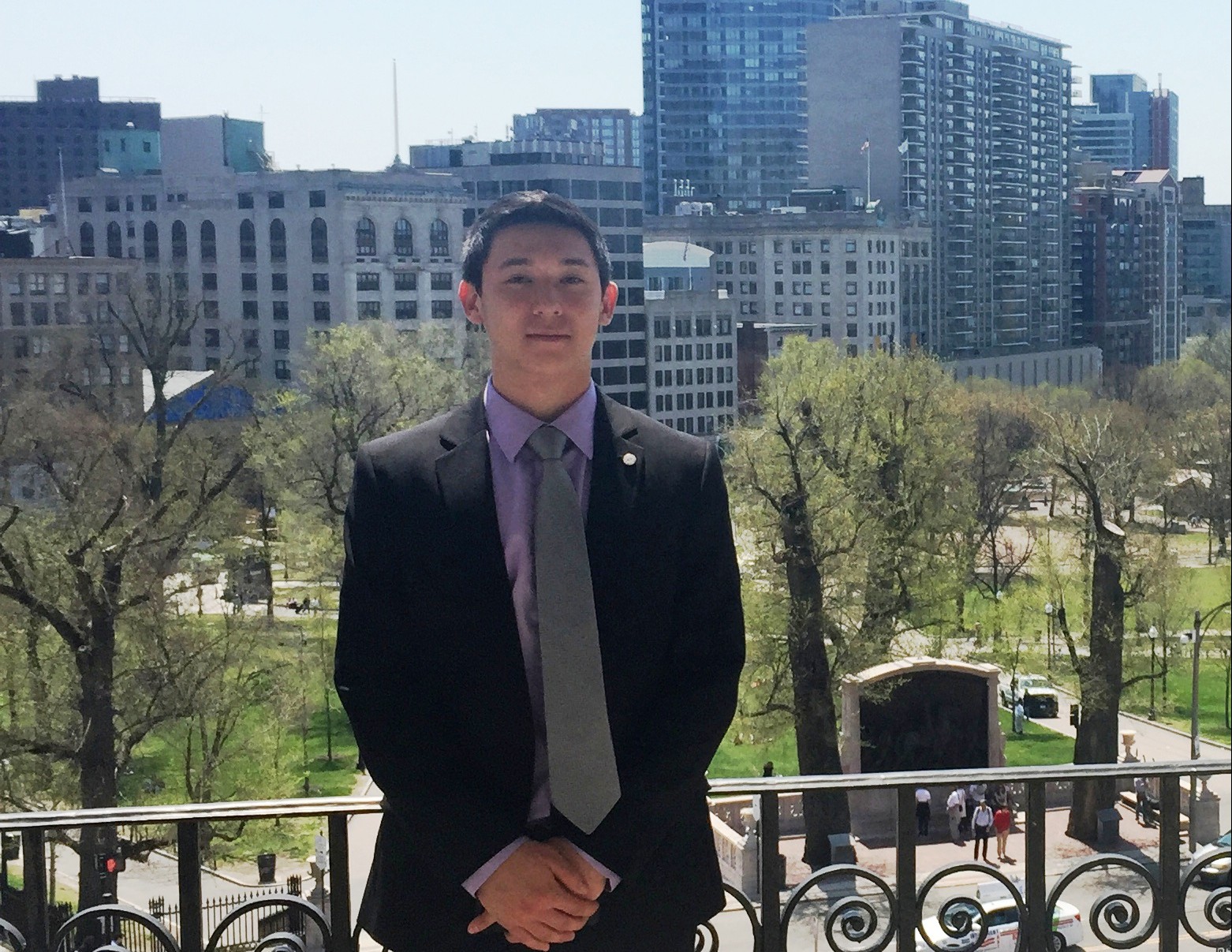 Calvin at State House YOY